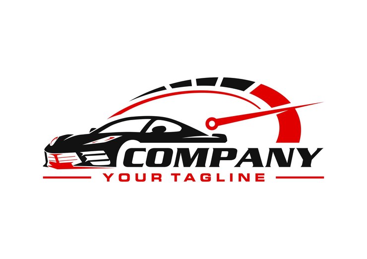 Vector de diseño de logotipo automotriz de automóviles