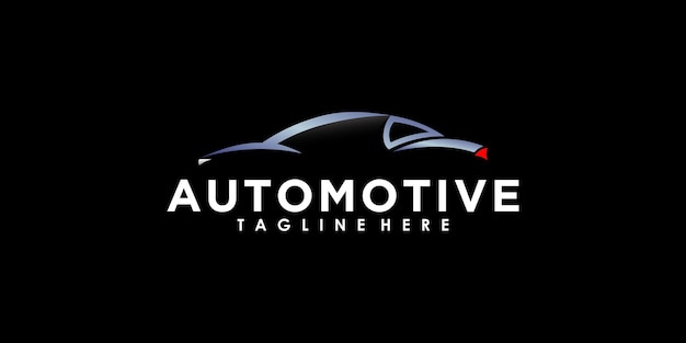 Vector de diseño de logotipo de automóvil automotriz y de servicio con concepto creativo