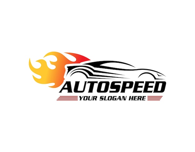 Vector de diseño de logotipo de automóvil automotriz y de servicio con concepto creativo