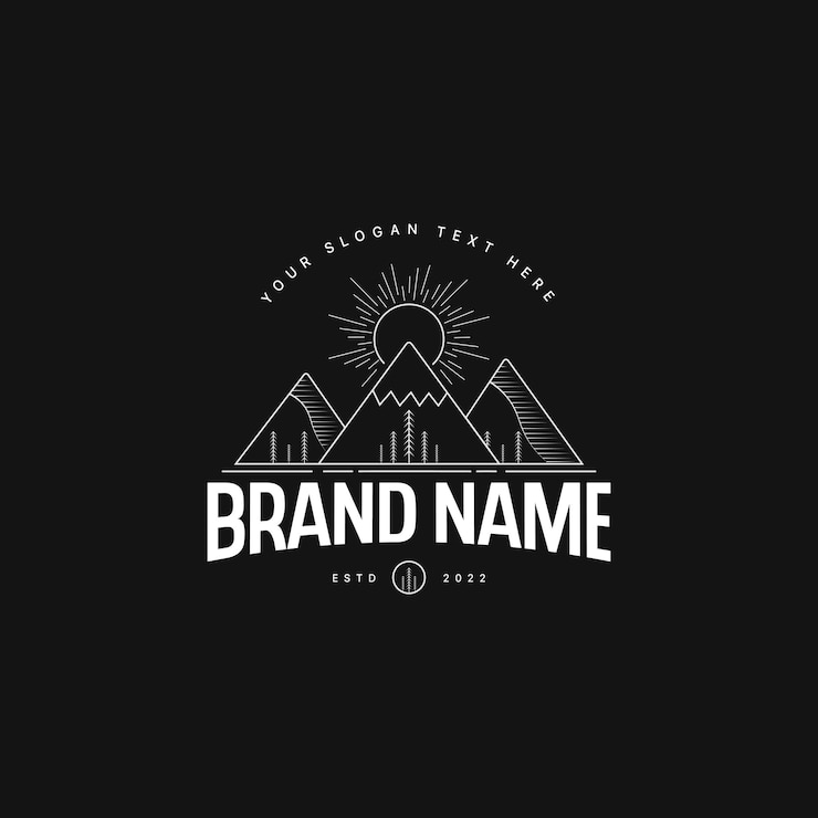 Vector de diseño de logotipo de aventura vintage