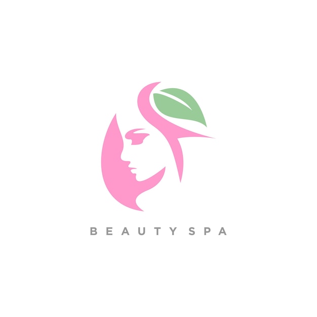 Vector de diseño de logotipo de belleza con concepto moderno