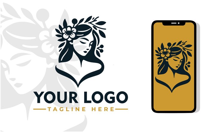 Vector vector de diseño de logotipo de belleza para mujeres de belleza vector de día de la mujer para negocios de belleza