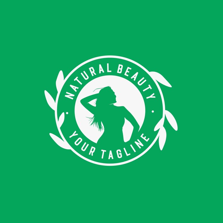 Vector de diseño de logotipo de belleza natural