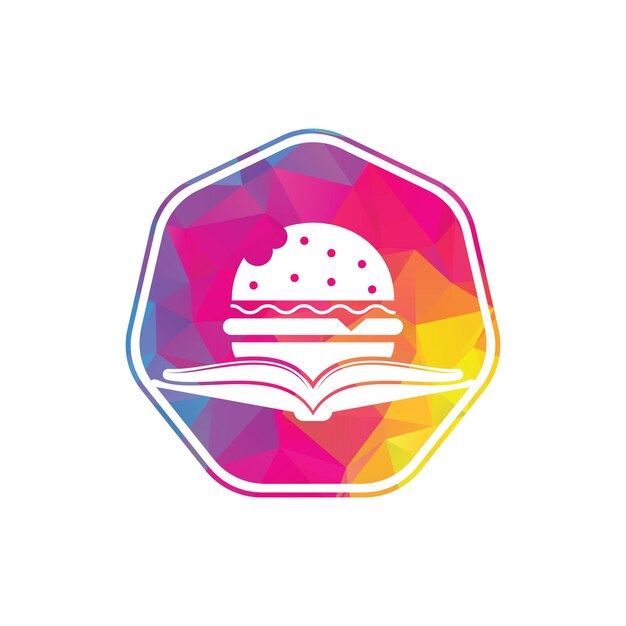 Vector de diseño del logotipo de Burger Book