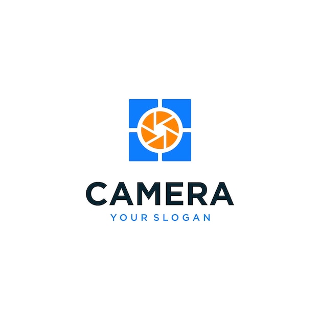 Vector de diseño de logotipo de cámara