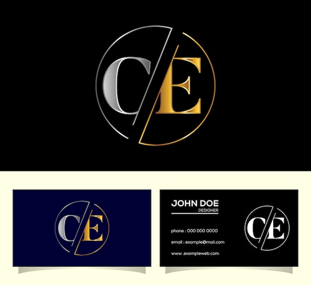 Vector de diseño de logotipo cd con letra inicial. símbolo gráfico del alfabeto para la identidad empresarial corporativa