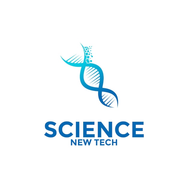 Vector de diseño de logotipo de ciencia moderna