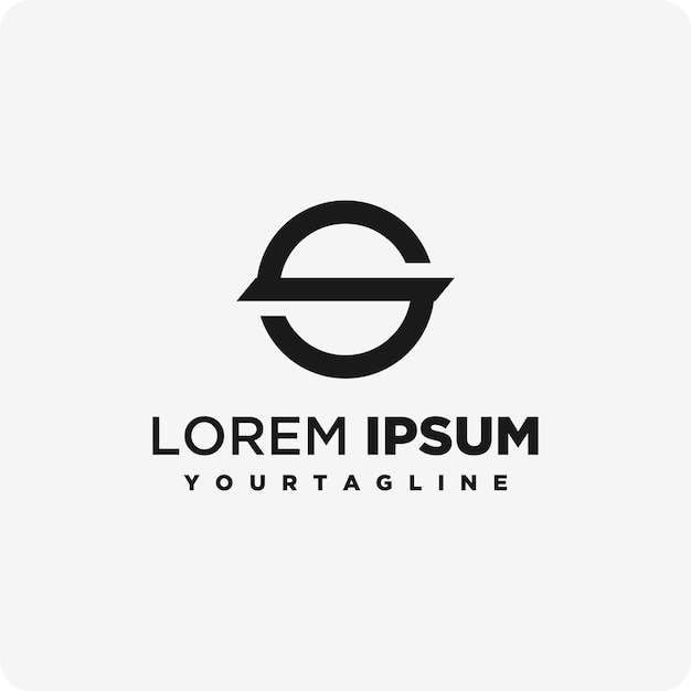 vector de diseño de logotipo de círculo de letra s