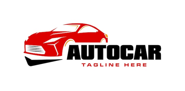 Vector de diseño de logotipo de coche