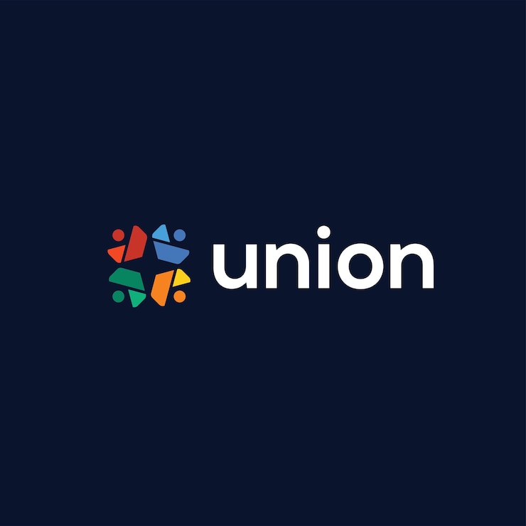 Vector vector de diseño del logotipo de la comunidad de conexión