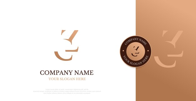 Vector de diseño de logotipo CZ inicial