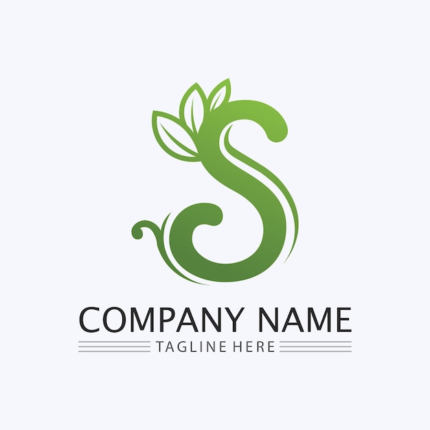 Vector de diseño de logotipo empresarial letra S corporativa