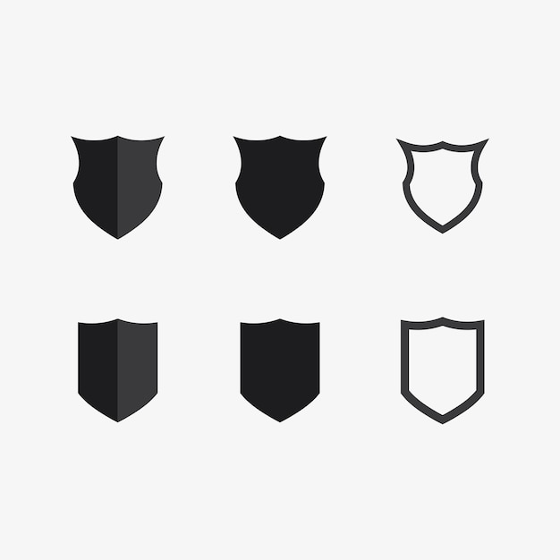 vector de diseño de logotipo de escudoplantilla de logotipo de emblema de escudologosímbolo iconovector