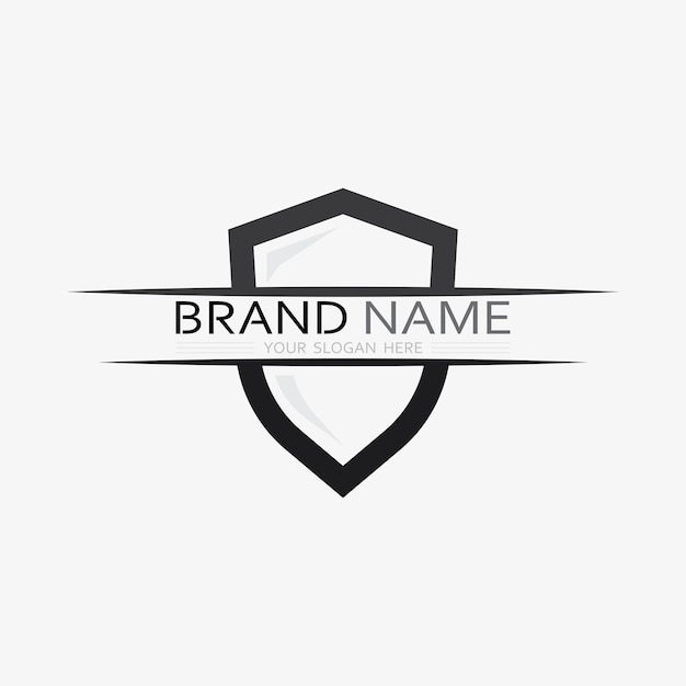 vector de diseño de logotipo de escudoplantilla de logotipo de emblema de escudologosímbolo iconovector