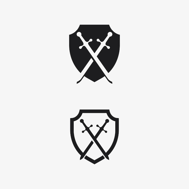 vector de diseño de logotipo de escudoplantilla de logotipo de emblema de escudologosímbolo iconovector