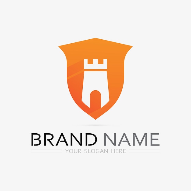 vector de diseño de logotipo de escudoplantilla de logotipo de emblema de escudologosímbolo iconovector