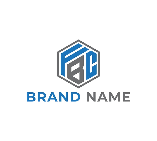 Vector de diseño del logotipo de FBC
