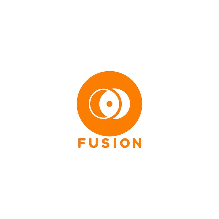 Vector vector de diseño de logotipo de fusión creativa plantilla de logotipo del cinta de círculo infinito icono de forma en bucle