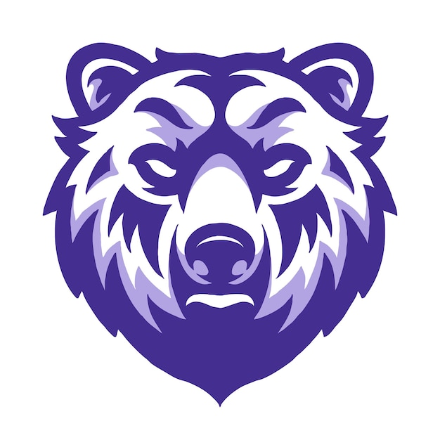 Vector de diseño del logotipo de Grizzly Outline
