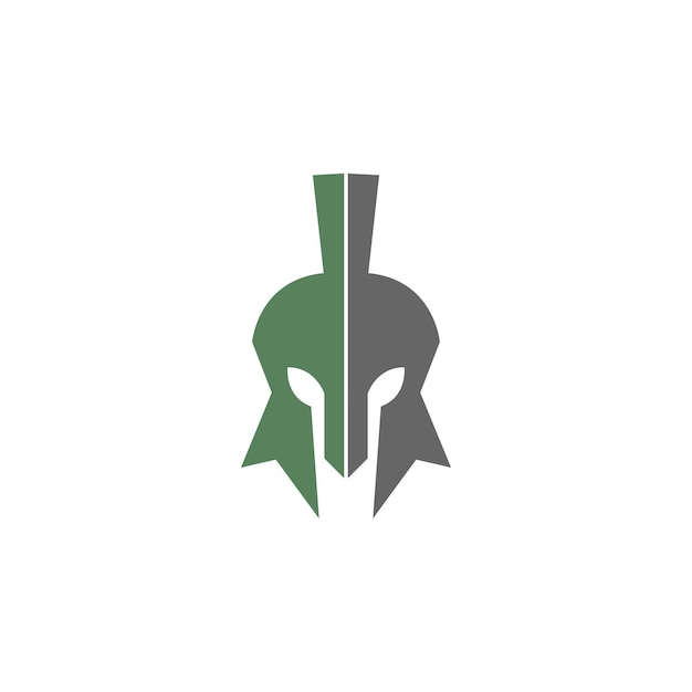 Vector vector de diseño de logotipo de icono gladiatorspartan