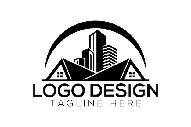 Vector de diseño de logotipo inmobiliario