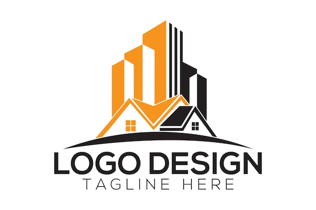 Vector de diseño de logotipo inmobiliario
