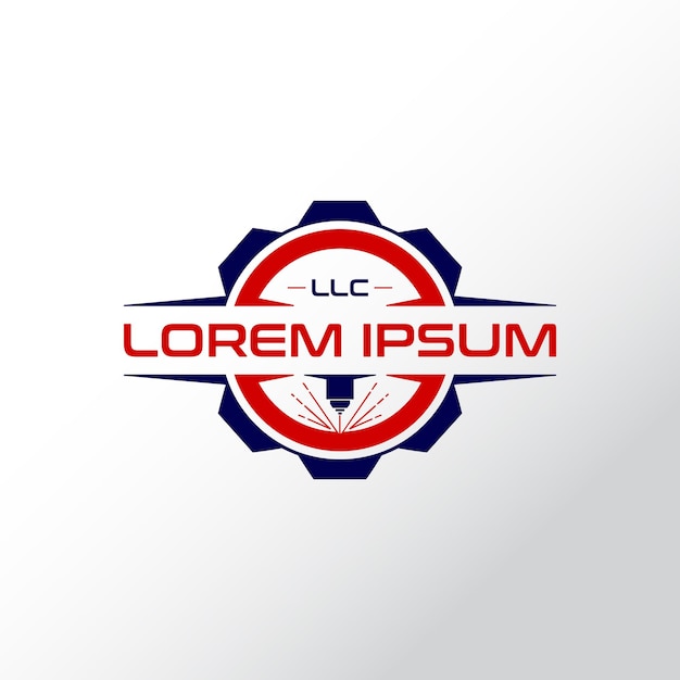 Vector de diseño del logotipo de la insignia de corte por láser
