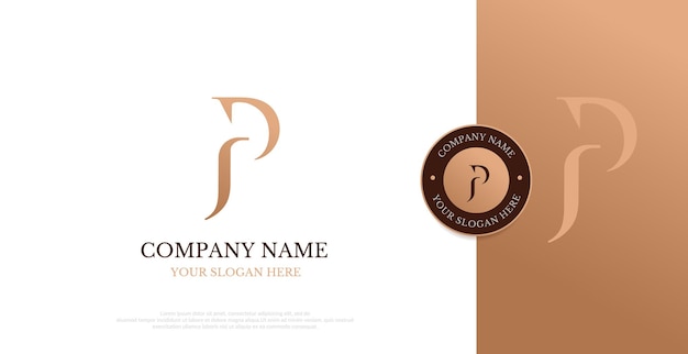 Vector de diseño de logotipo JD inicial