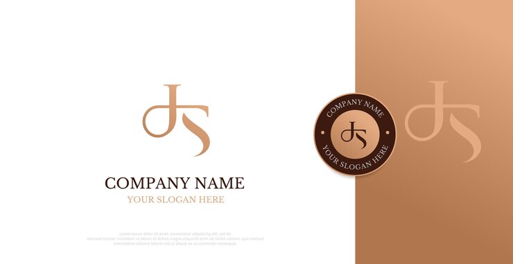 Vector vector de diseño de logotipo js inicial
