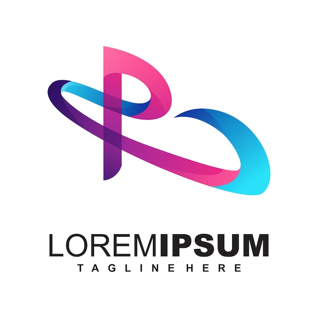 Vector de diseño de logotipo letra B