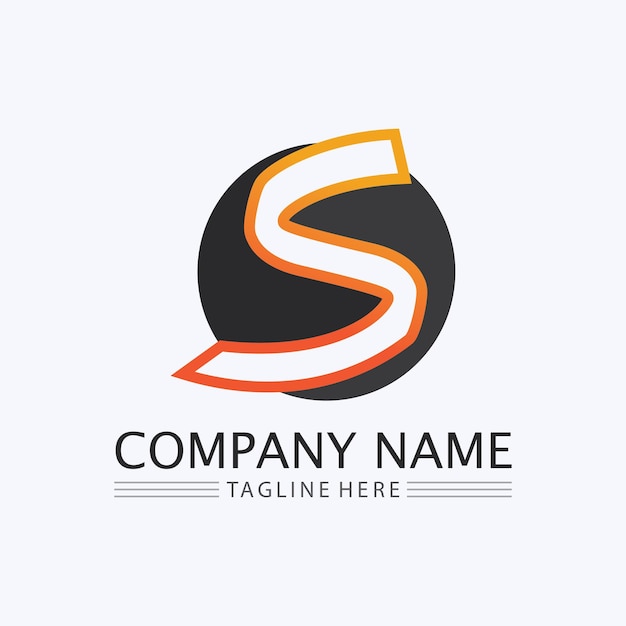 Vector de diseño de logotipo de la letra corporativa S