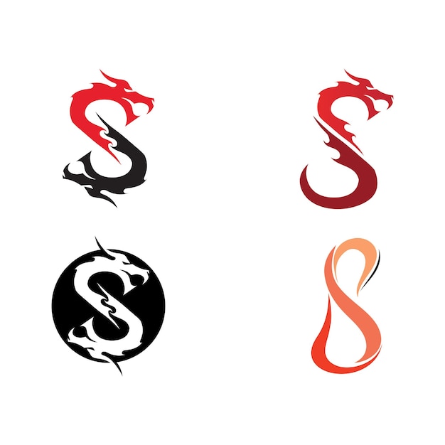 Vector de diseño de logotipo de la letra corporativa S