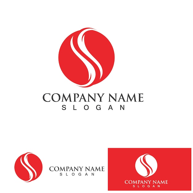 Vector de diseño de logotipo de la letra corporativa S