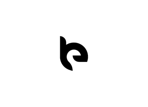 Vector de diseño del logotipo de la letra inicial LE