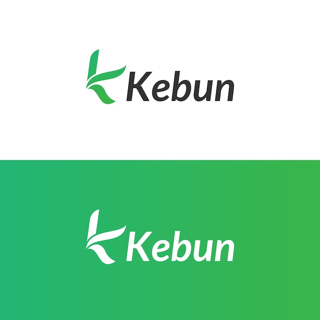 Vector de diseño de logotipo de letra k minimalista moderno simple