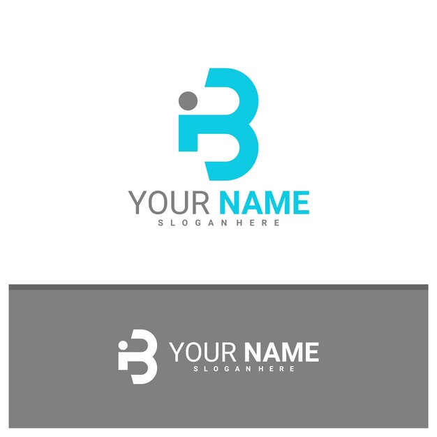 Vector de diseño de logotipo de letra LB Ilustración de plantilla de conceptos de logotipo de LB creativo