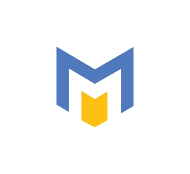 Vector de diseño del logotipo de la letra MM