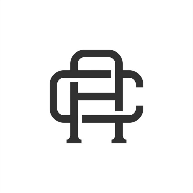 Vector de diseño del logotipo de la letra monograma