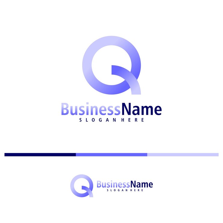 Vector vector de diseño de logotipo de la letra q template de conceptos de logotipo creative initial q