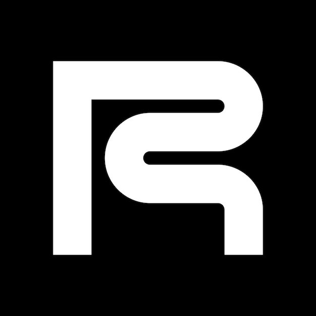 Vector de diseño de logotipo letra R