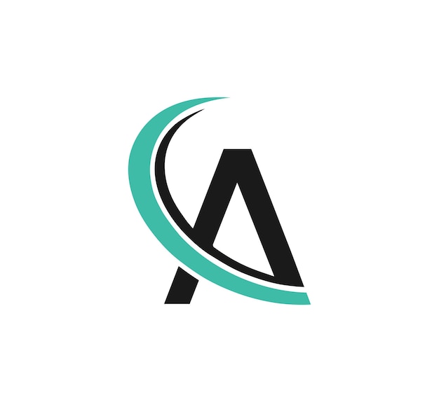 Un vector de diseño de logotipo de letra
