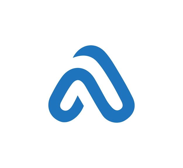 Un vector de diseño de logotipo de letra