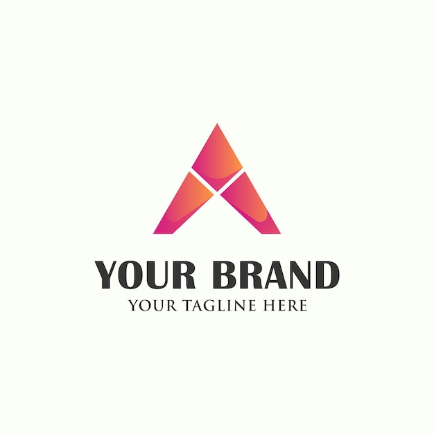 Un vector de diseño de logotipo de letra