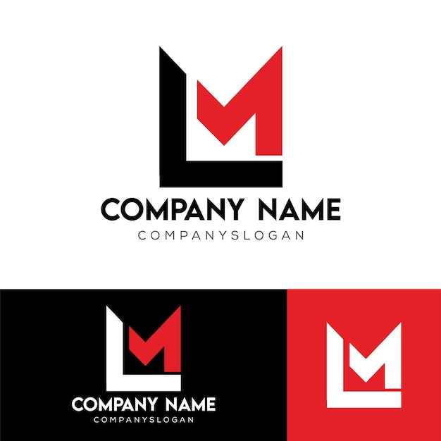 Vector de diseño de logotipo de LM Boost
