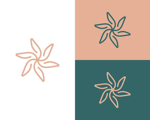 Vector de diseño de logotipo de lujo con letra s monograma
