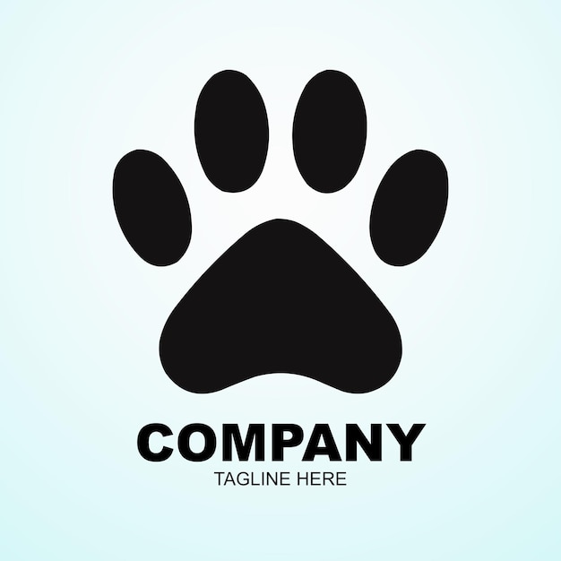 Vector de diseño de logotipo de mascotas para negocios de tiendas de animales