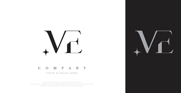 Vector de diseño de logotipo ME inicial