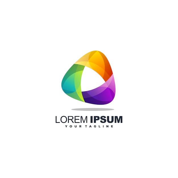 Vector de diseño de logotipo de medios impresionante