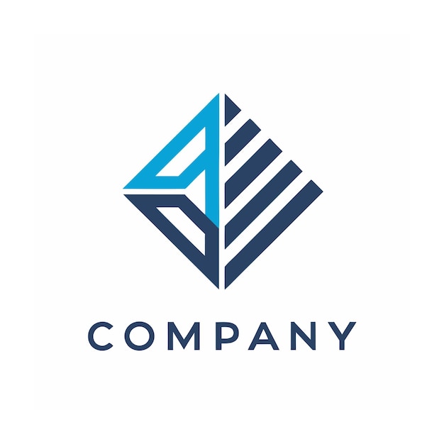 Vector de diseño de logotipo minimalista abstracto creativo y elegante para cualquier empresa de marca