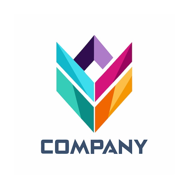 Vector de diseño de logotipo minimalista abstracto creativo y elegante para cualquier empresa de marca